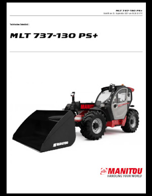 Telescoopladers Manitou MLT 737-130 PS