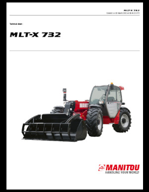 Telescoopladers Manitou MLT-X 732