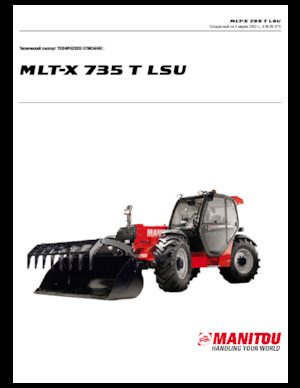Telescoopladers Manitou MLT-X 735 T LSU