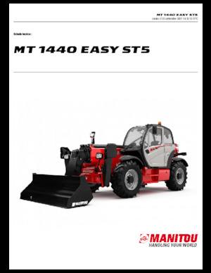 Telescoopladers Manitou MT 1440 Standart EASY