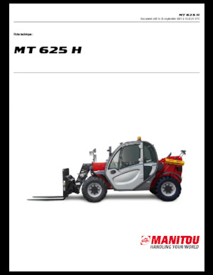 Telescoopladers Manitou MT 625 H