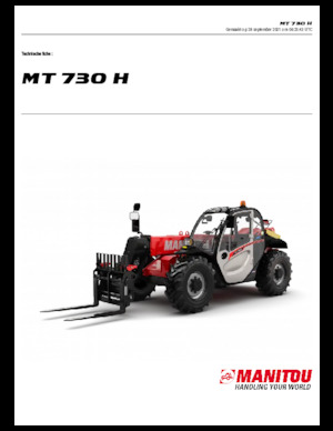 Telescoopladers Manitou MT 730 H 75 K Standard (STV)