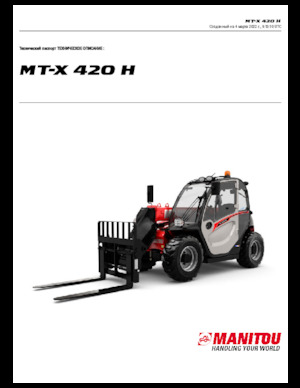 Telescoopladers Manitou MT-X 420 H