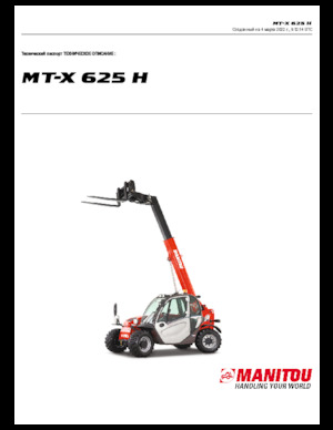 Telescoopladers Manitou MT-X 625 H