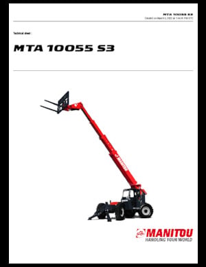 Telescoopladers Manitou MTA 10055 S3