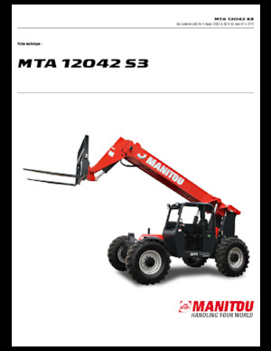 Telescoopladers Manitou MTA 12042 S3