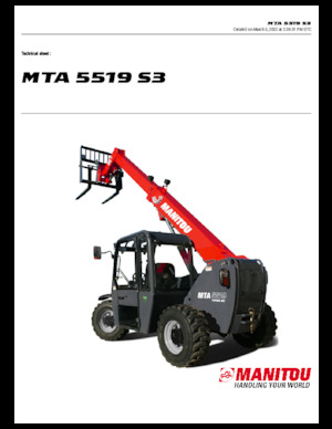 Telescoopladers Manitou MTA 5519 S3