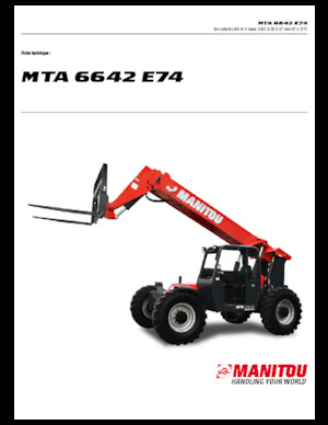 Telescoopladers Manitou MTA 6642 E74