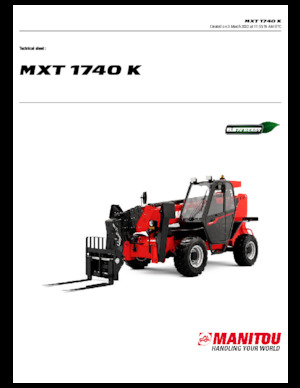 Telescoopladers Manitou MXT 1740 K