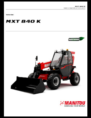Telescoopladers Manitou MXT 840 K