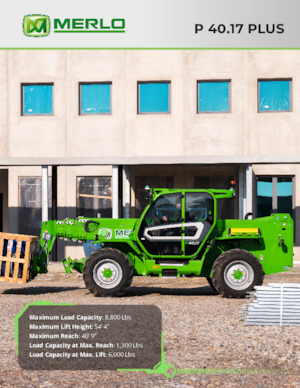 Telescoopladers Merlo P 40.17 PLUS