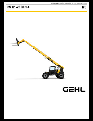 Telescoopladers Gehl RS12-42