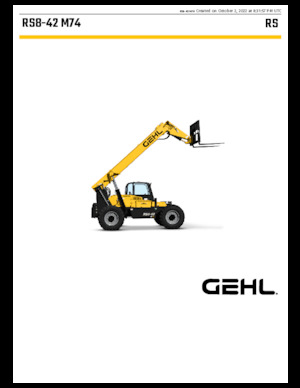 Telescoopladers Gehl RS8-42 M74