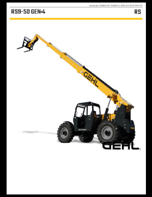 Telescoopladers Gehl RS9-50