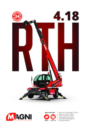 Draaiende verreiker MAGNI RTH 4.18 Smart