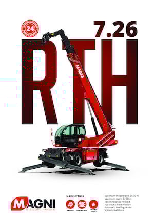 Draaiende verreiker MAGNI RTH 7.26 SH