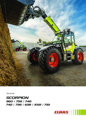 Telescoopladers Claas Scorpion 738