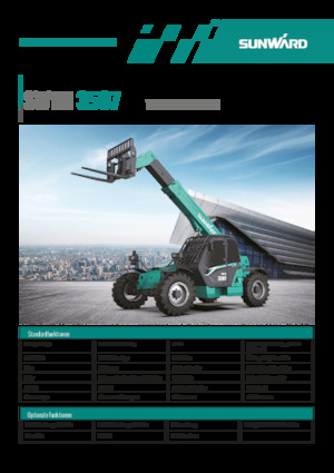 Telescoopladers Sunward SWTH 3507