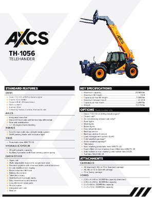 Telescoopladers AXCS TH-1056