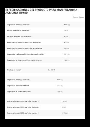 Telescoopladers Caterpillar TH408D