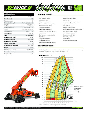 Telescoopladers Xtreme Trackzilla XR50100-G
