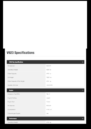 Telescoopladers Bobcat VersaHANDLER V923