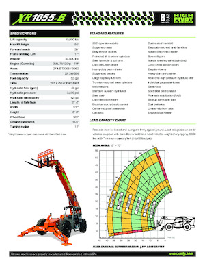 Telescoopladers Xtreme XR1055-B