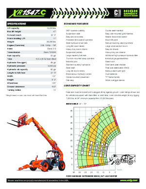 Telescoopladers Xtreme XR1547-C