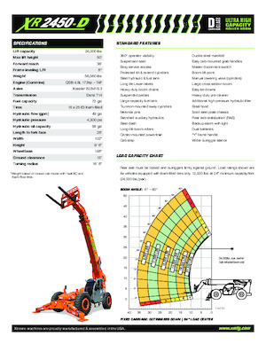 Telescoopladers Xtreme XR2450-D