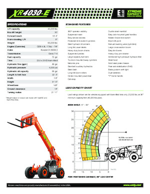 Telescoopladers Xtreme XR4030-E