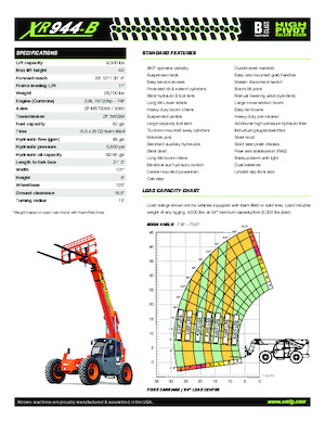 Telescoopladers Xtreme XR944-B