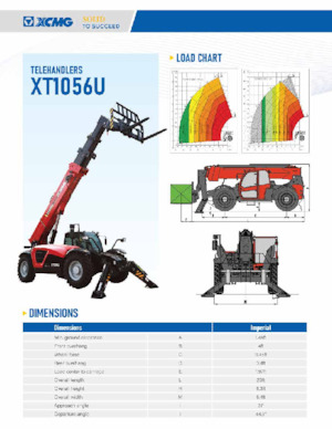 Telescoopladers XCMG XT1056U