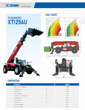 Telescoopladers XCMG XT1256U