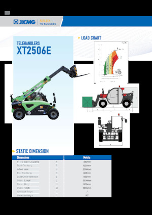 Telescoopladers XCMG XT2506E
