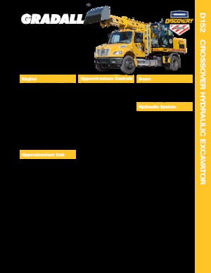 Telescopische graafmachines Gradall D152