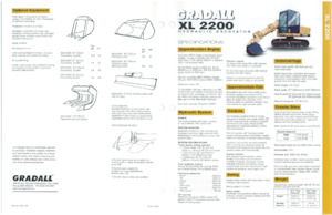 Telescopische graafmachines Gradall XL 2200