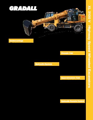 Telescopische graafmachines Gradall XL 3100 V