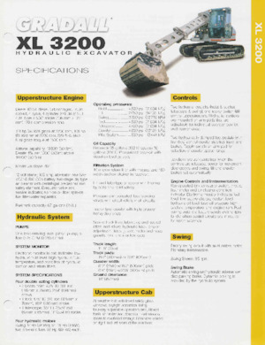 Telescopische graafmachines Gradall XL 3200