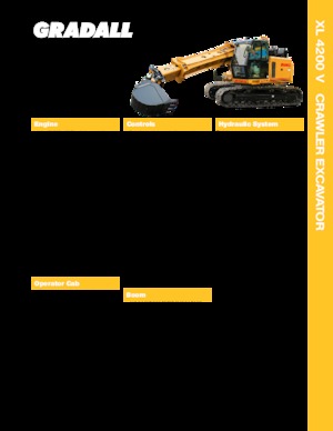 Telescopische graafmachines Gradall XL 4200 V