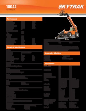 Telescoopladers JLG 10042