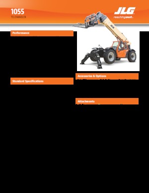 Telescoopladers JLG 1055