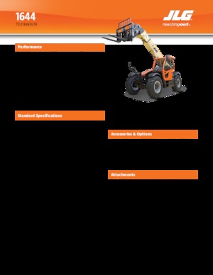 Telescoopladers JLG 1644
