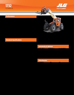 Telescoopladers JLG 1732