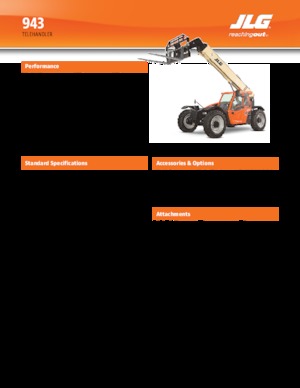 Telescoopladers JLG 943