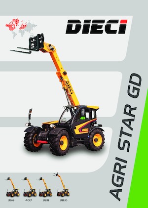 Telescoopladers Dieci Agri Star 38.10 EVO2 GD