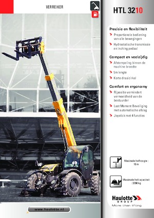 Telescoopladers Haulotte HTL3210