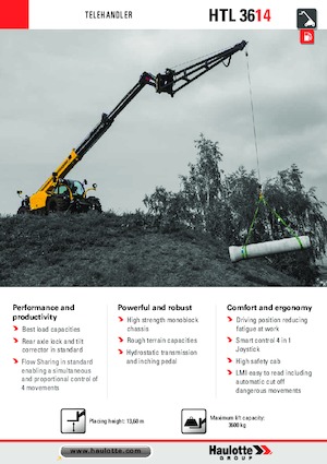 Telescoopladers Haulotte HTL3614