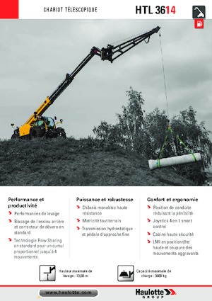 Telescoopladers Haulotte HTL3614