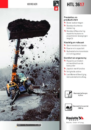 Telescoopladers Haulotte HTL3617