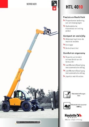 Telescoopladers Haulotte HTL4010